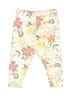 Cloud Island 100% Cotton Floral Ivory Khakis Size 0-3 mo - photo 1
