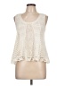 Meadow Rue Ivory Sleeveless Blouse Size L - photo 1