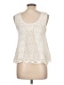 Meadow Rue Ivory Sleeveless Blouse Size L - photo 2