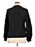 Calligraphie 100% Polyester Black Long Sleeve Blouse Size XL - photo 2