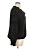 Calligraphie 100% Polyester Black Long Sleeve Blouse Size XL - photo 4