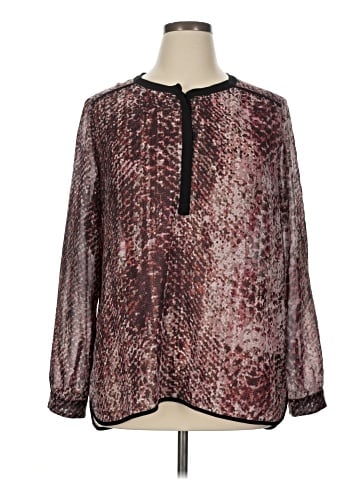 DKNY Jeans Long Sleeve Blouse (view 1)