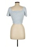 Bailey Lane Blue Short Sleeve T-Shirt Size L - photo 2