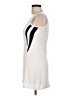 Bollé 100% Polyester Ivory Casual Dress Size L (estimated) - photo 5