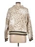Nanette Lepore 100% Polyester Animal Print Tan Ivory Pullover Sweater Size L - photo 1
