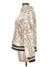 Nanette Lepore 100% Polyester Animal Print Tan Ivory Pullover Sweater Size L - photo 5