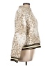 Nanette Lepore 100% Polyester Animal Print Tan Ivory Pullover Sweater Size L - photo 4