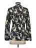 Crazy Train Print Gold Blazer Size S - photo 2