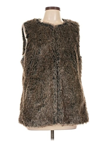 Banana Republic Faux Fur Vest (view 1)
