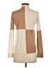AKRIS Color Block Tan Brown Cashmere Pullover Sweater Size 4 - photo 2