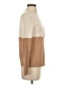 AKRIS Color Block Tan Brown Cashmere Pullover Sweater Size 4 - photo 4