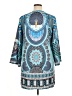 Unbranded 100% Polyester Paisley Blue Casual Dress Size XL - photo 2