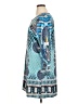 Unbranded 100% Polyester Paisley Blue Casual Dress Size XL - photo 5