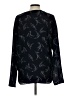 Vince. 100% Polyester Black Long Sleeve Blouse Size L - photo 2