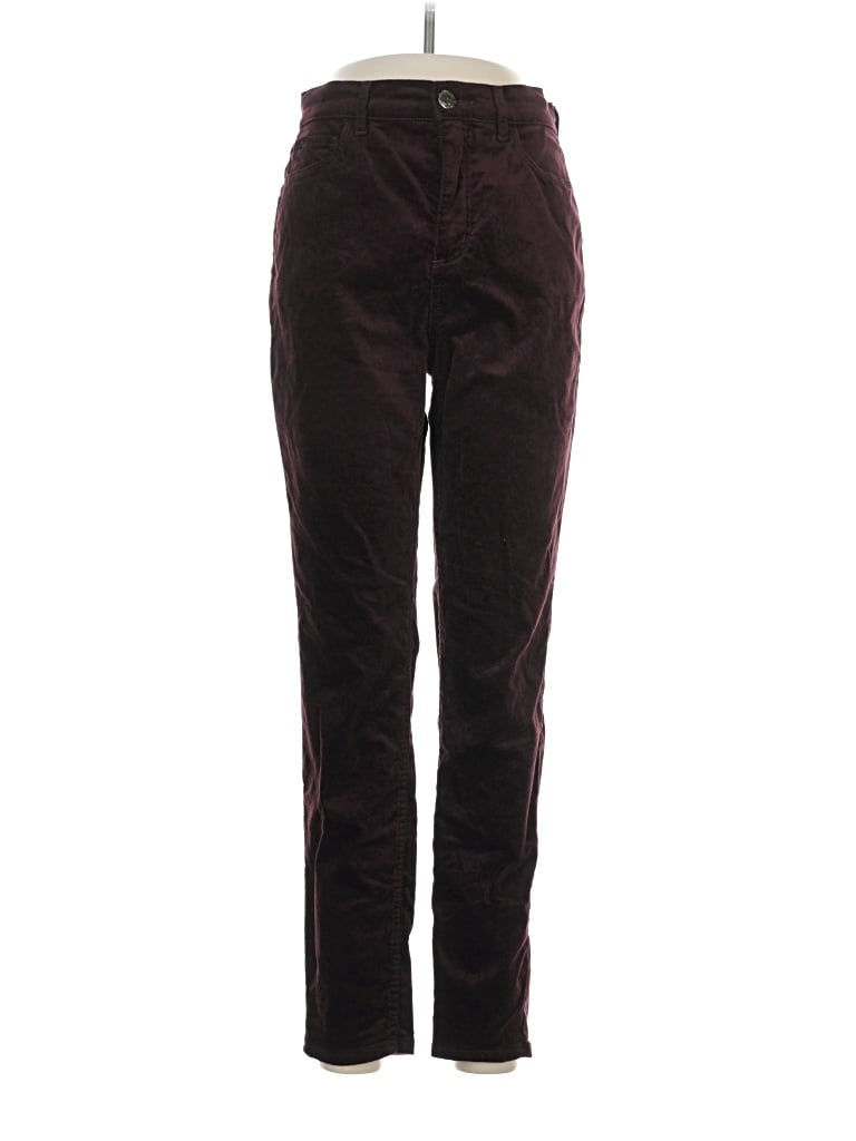 Pre-owned Ann Taylor Loft Casual Pants In Burgundy