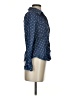 Guess 100% Lyocell Polka Dots Blue Long Sleeve Button-Down Shirt Size XS - photo 4