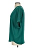 Lush 100% Polyester Teal Short Sleeve Blouse Size S - photo 5