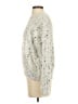 Cupcakes & Cashmere Tweed Silver Pullover Sweater Size S - photo 5