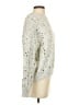 Cupcakes & Cashmere Tweed Silver Pullover Sweater Size S - photo 4