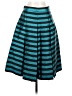 Halogen 100% Polyester Stripes Teal Formal Skirt Size 4 (petite) - photo 1