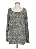 Charming Charlie 100% Acrylic Tweed Gray Pullover Sweater Size M - photo 1