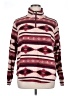 Maurices 100% Polyester Print Burgundy Pullover Sweater Size 1X - photo 1