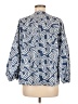 Caslon 100% Cotton Blue 3/4 Sleeve Blouse Size M - photo 2