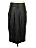 Simlu Solid Black Faux Leather Skirt Size S - photo 2