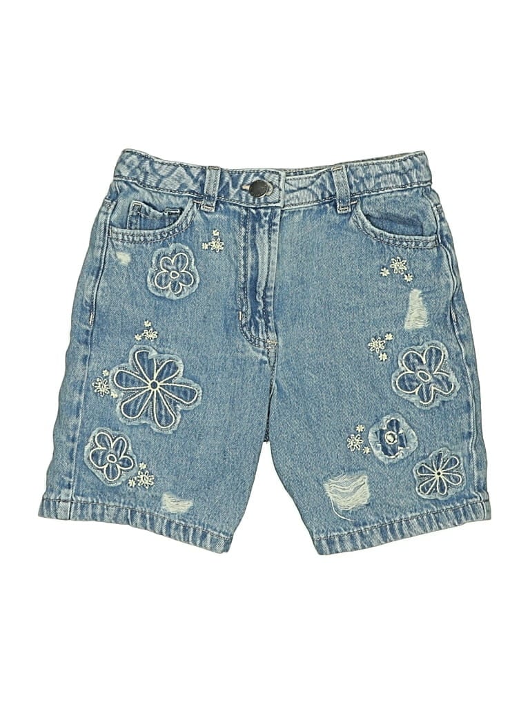 Pre-owned Next Kids' Denim Shorts In Blue