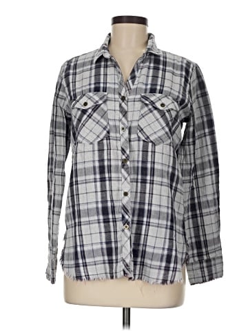 SNEAK PEEK Long Sleeve Button-Down Shirt (view 1)
