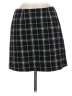 Express 100% Nylon Plaid Black Formal Skirt Size 9 - 10 - photo 1