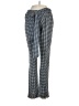 Adrienne Vittadini Checkered-gingham Blue Casual Pants Size M - photo 1