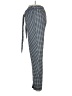 Adrienne Vittadini Checkered-gingham Blue Casual Pants Size M - photo 5