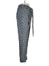 Adrienne Vittadini Checkered-gingham Blue Casual Pants Size M - photo 4