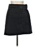 ASOS 100% Cotton Solid Black Denim Skirt Size 2 - photo 1