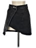 ASOS 100% Cotton Solid Black Denim Skirt Size 2 - photo 2