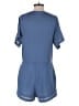 Unbranded Solid Blue Romper Size S - photo 2