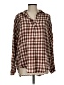 ee:some 100% Cotton Brown Long Sleeve Polo Size L - photo 1