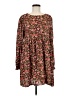 BP. 100% Rayon Floral Brown Casual Dress Size M - photo 1