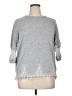 Alison Andrews Gray 3/4 Sleeve Top Size 1X - photo 1