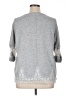 Alison Andrews Gray 3/4 Sleeve Top Size 1X - photo 2