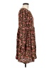 BP. 100% Rayon Floral Brown Casual Dress Size M - photo 4