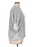 Alison Andrews Gray 3/4 Sleeve Top Size 1X - photo 4