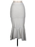 Rainbow Solid Gray Formal Skirt Size L - photo 2