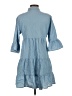 Unbranded 100% Polyester Blue Casual Dress Size S - photo 2