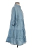 Unbranded 100% Polyester Blue Casual Dress Size S - photo 4