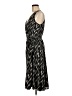 Ann Taylor 100% Polyester Chevron-herringbone Black Casual Dress Size 4 - photo 5