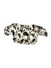 Unbranded 100% Polyester Animal Print Ivory Short Sleeve Blouse Size 18-24 mo - photo 1