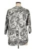 Shannon Ford New York Silver 3/4 Sleeve Top Size 1X - photo 2
