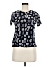 Hillard & Hanson Blue Short Sleeve Blouse Size M - photo 1